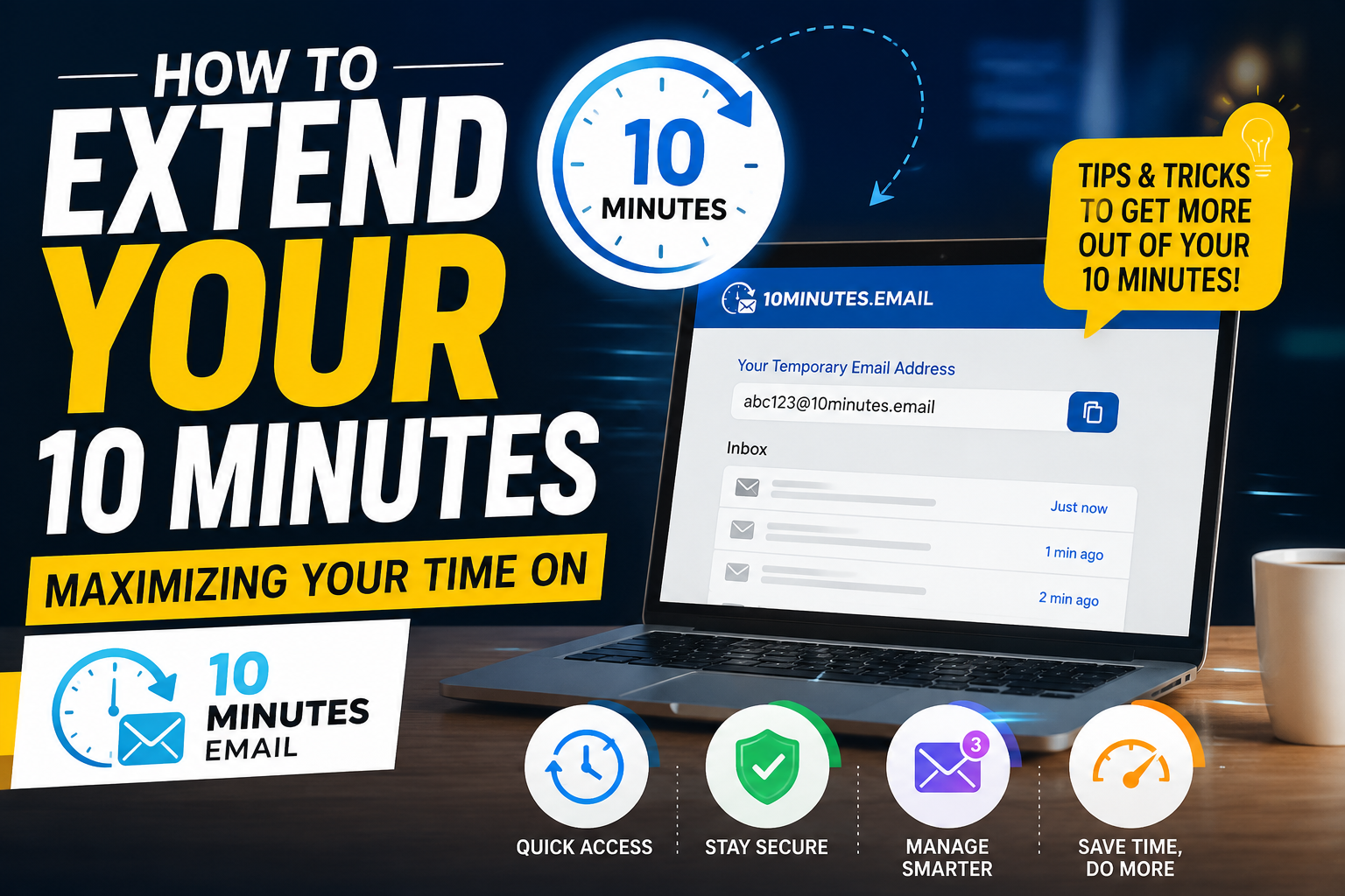 How to Extend Your 10 Minutes: Maximizing Your Time on 10Minutes.Email